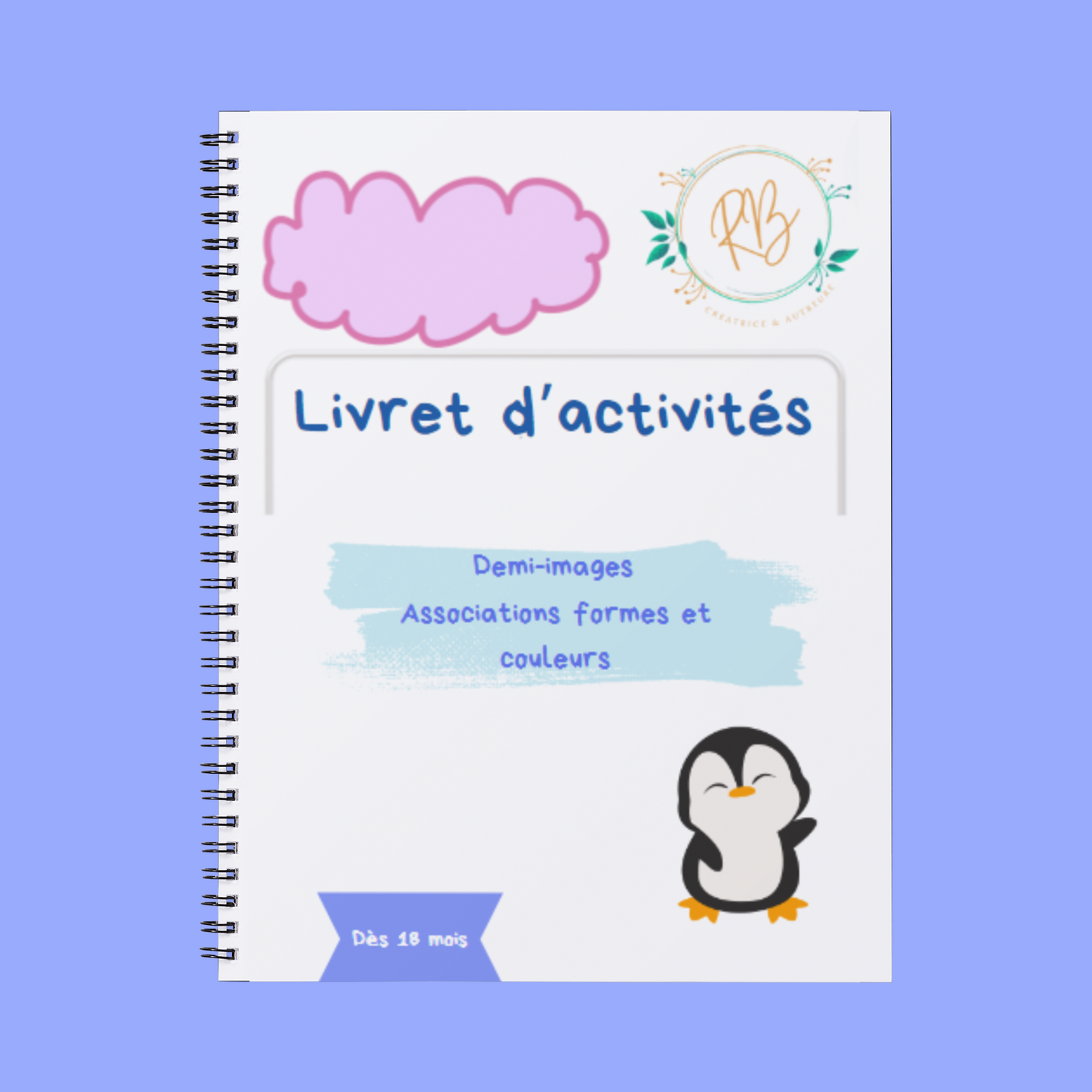 Livret d'activités : Demi-images, associations de formes et couleurs